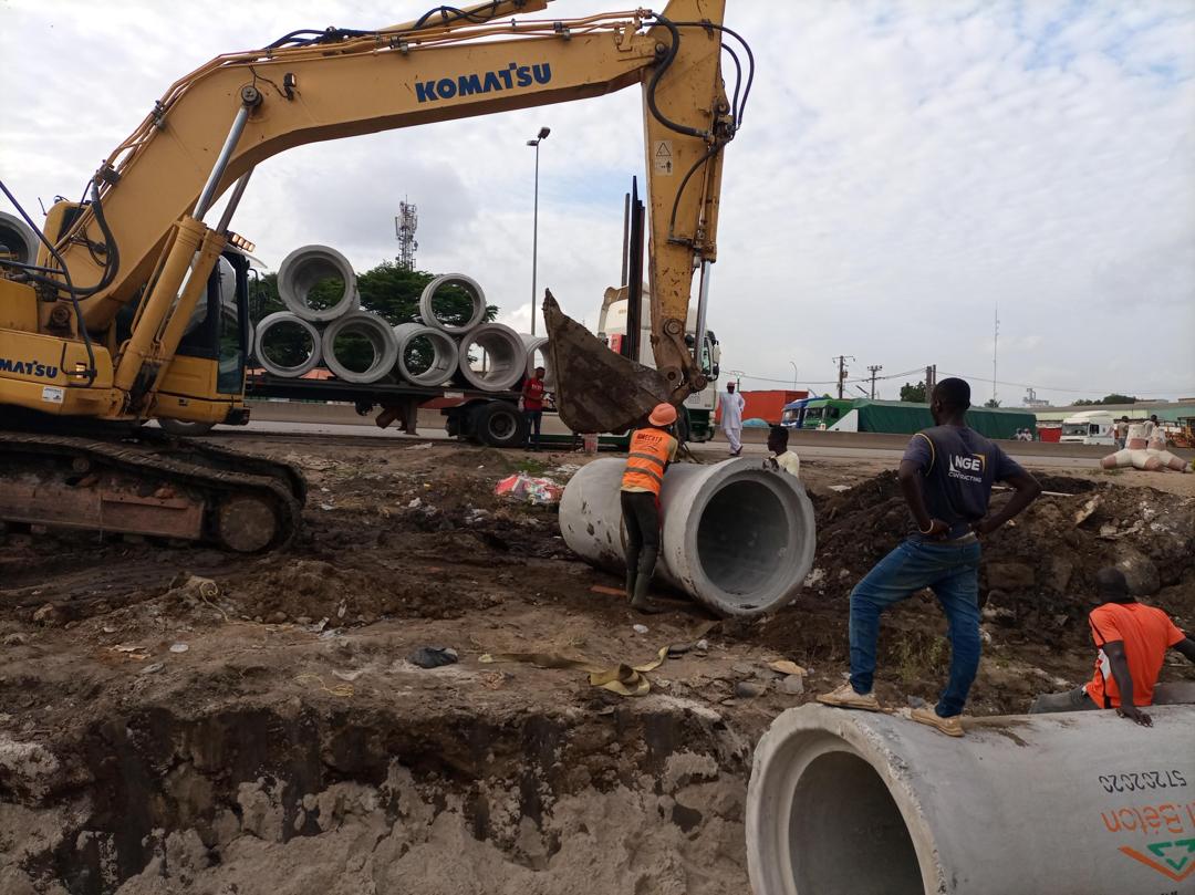 Pose de canalisations pour l’aménagement urbain